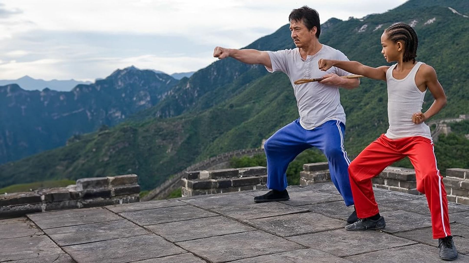 Jackie Chan and Jaden Smith in the movie (Image via Prime Video)